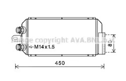 AVA QUALITY COOLING pr3092 -  масляный радиатор, двигательное масло
